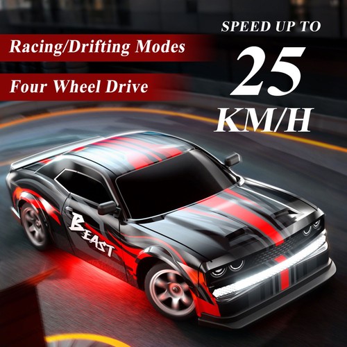Car with tyres 4wd - rc, tyres,